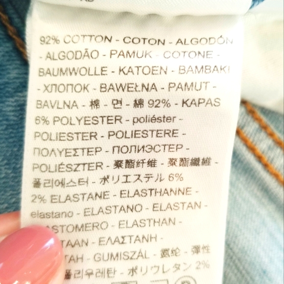 Levi's Women's High Rise Denim Jean Shorts Frayed Cut off EUC High Waist sz 26 - Picture 8 of 11